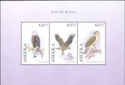 Angola 2000 Birds of Prey/ Eagles/ Nature/ Birds/ Wildlife/ Eagle 3v m/s (s4137a)