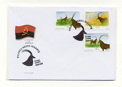 Angola 2003 Antelopes / DEER 3v set FDC ref:n11046
