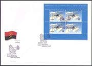 Angola 2003 Planes / Flight / Aviation / Aircraft / Transport 4v m / s FDC (s5434)