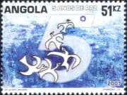 Angola 2007 Five Years of Peace/ Doves/ Birds/ Animation 1v (n43505y)