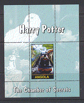 Angola HARRY POTTER / Owl / Train / Steam Engine m / s cs s4014