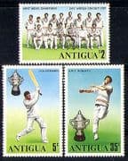 Antigua 1975 Cricket / Sports / Games / WC / People 3v (n29841)