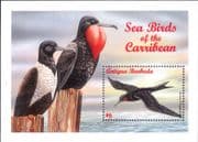 Antigua 1990 Magnificent Frigate Bird/ Birds/ Nature/ Wildlife 1v m/s (b1574e)