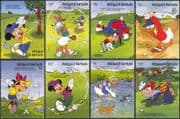 Antigua 1991 Disney/ Mickey Mouse/ Golf/ Sports/ Cartoons/ Animation 8v set (n32699a)