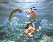 Antigua 1996 Disney/ Jules Verne/ Mickey/ Goofy/ Marine Monster/ Cartoons/ Animation 1v m/s (s1049a)