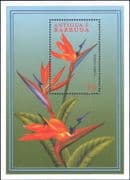 Antigua 2000 Strelitzia/ Bird of Paradise Plant/ Nature/ Flowers/ Plants 1v m/s (s3491g)