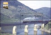 Antigua 2004 Steam Trains/ 200th Anniversary/ Railways/ Rail/ Locomotives/ Transport 1v m/s (s705a)