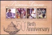 Antigua 2011 Princess Diana/ Birthday Anniversary/ Royalty/ People/ Royal m/s n41104