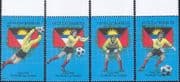 Antigua & Barbuda 1990 Football/ Sports/ Games/ World Cup/ WC/ Soccer 4v set (n46681)