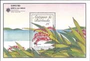 Antigua & Barbuda 1990 Orchids/ Nature/ Flowers/ Plants/ EXPO '90 1v m/s (s3491r)