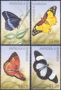 Antigua & Barbuda 1997 Butterflies/Insects/Nature/Wildlife 4v set (b1771b)