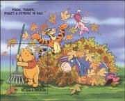 Antigua & Barbuda 1998 Disney/ Winnie the Pooh/ Animation/ Cartoons/ Seasons/ Autumn 1v m/s (b3168)