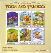 Antigua & Barbuda 1998 Disney/ Winnie the Pooh/ Tigger/ Animation/ Cartoons/ Bear 6v sht (b4478j)