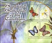 Antigua & Barbuda 2007 Butterflies/ Insects/ Nature/ Conservation 4v m/s (s3781p)