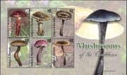 Antigua & Barbuda 2011 Fungi/ Mushrooms/ Nature/ Plants 6v m/s (n26367c)