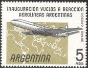 Argentina 1959 Hawker Siddeley Comet 4/ Aviation/ Plane/ Transport/ Aircraft/ Commerce 1v (n33823)