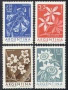 Argentina 1960 Flowers / Plants / Nature / StampEx / Animation 4v set (n39659)