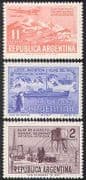 Argentina 1965 Penguins / Plane / Ship / Antarctic 3v n24212
