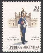 Argentina 1968 Army Day / Military / Soldiers / Uniforms / Weapons 1v (n39624)