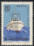 Argentina 1968 Boats/ Coastguards/ Nautical/ Transport /Maritime 1v (n24215)