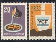 Argentina 1968 Coal/ Steel / Mining / Iron / Mineral / Industry / Commerce 2v set (n26718)