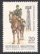Argentina 1968 National Gendarmerie / Horse / Cavalry / Mounted Police 1v (n24222)