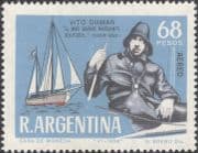Argentina 1968 Vito Dumas/ Sailor/ Boats/ Sail/ Sailing/ Transport/ Nautical/ People 1v (n45307x)