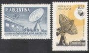 Argentina 1969 Radio / Satellite / Dish Aerial / Communications / Telecomms 2v (n39627)