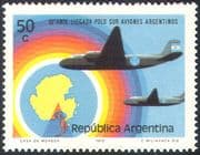 Argentina 1973 Antarctic/ Douglas DC-3/ Planes/ Transport /Maps/ Aircraft/ Aviation 1v (n26647)