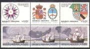 Argentina 1984 Columbus / Ships / Sailing / Transport / Coat-of-Arms / StampEx blk n37587