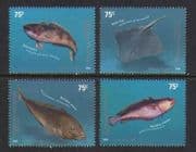 Argentina 2004 Endangered Fish / Marine 4v set (n20694)