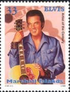 Marshall Islands 1999 Elvis Presley/ Music/ Singers/ Singing/ Songs/ Guitar/ Instruments 1v (b3002a)