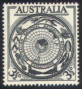 Australia 1954 Antarctic  /  Penguins  /  Seals  /  Map 1v (n24209)