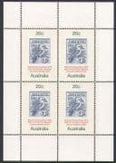 Australia 1978 Kookaburra / Birds / S-on-S / Nature / Stamp Day / StampEx 4v m / s (n36408)