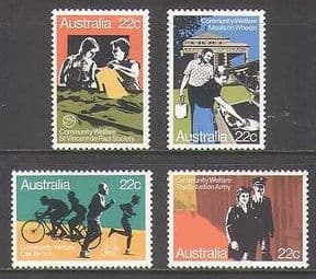 Australia 1980 Bike  /  Cycle  /  Community 4v set (n21781)
