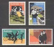 Australia 1980 Bike / Cycle / Community 4v set (n21781)
