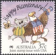 Australia 1988 (USA Joint issue) Bicentenary/ Koala/ Eagle/ Animals/ Birds/ Nature 1v (n21794)