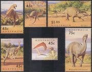 Australia 1993 Prehistoric Animals/ Dinosaurs/ Reptiles/ Nature 6v set (n21796a)