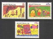 Australia 1994 IYO Family / Childrens Art 3v set (n21812)