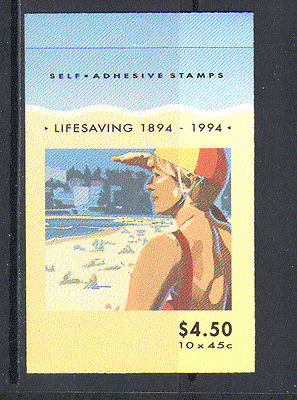 Australia 1994 Lifesaving / Rescue 10v s / a bklt (n14765)