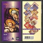 Australia 1995 Christmas / Madonna / Cards 20v bklt n20350