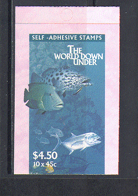 Australia 1995 Marine / Turtle / Sharks 10v s / a bklt n14761