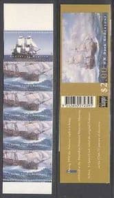 Australia 1995 Ship  /  Endeavour (20cent) 5v bklt (n20934)
