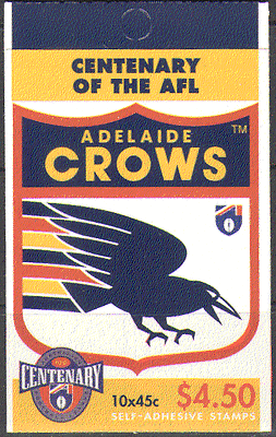Australia 1996 FOOTBALL - Crows / BIRD bklt ref:n15333