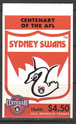 Australia 1996 FOOTBALL - SWANS bklt ref:n15343