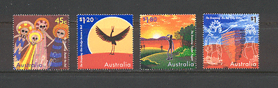 Australia 1997 Bird / Aboriginal Dreams 4v set (n19099)