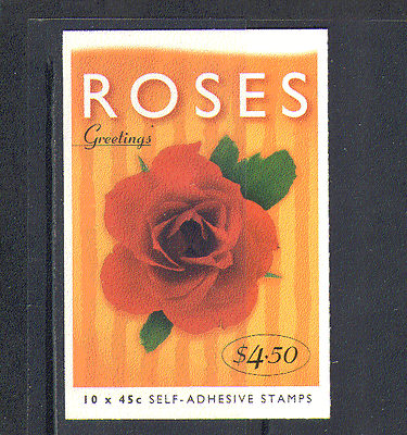 Australia 1997 Flowers / Roses / LOVE 10v s / a bklt n14759