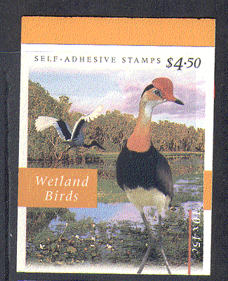 Australia 1997 Wetland Birds / Nature 10v s / a bklt n14756