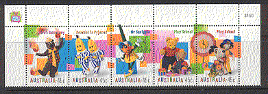 Australia 1999 Animated Bears / Teddy Bear strp ref:b9656