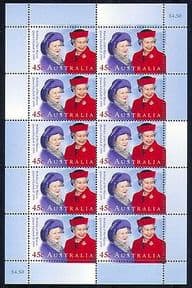 Australia 1999 QEII  /  Queen  /  Elizabeth  /  Mother sht (n31101)